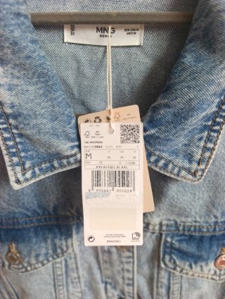 Cazadora Vaquera Mango Mujer Talla M