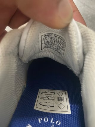 Scarpe Polo Ralph Lauren Bambino Tg 21 Bianche