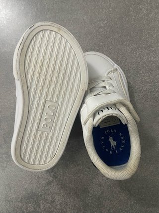 Scarpe Polo Ralph Lauren Bambino Tg 21 Bianche