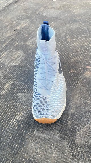 Nike deportivas altas azul claro