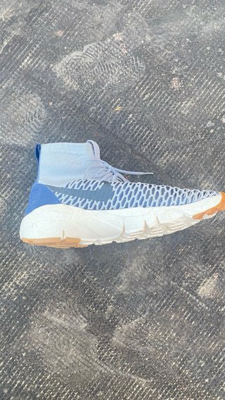 Nike deportivas altas azul claro