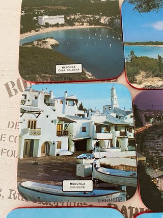 6 Posavasos Menorca Varios Lugares Antiguos