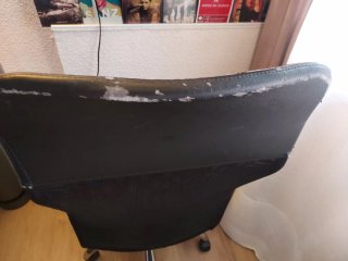 Silla de oficina giratoria negra