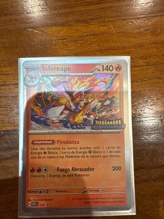 Carta Pokémon Infernape Fase 2 140 PS