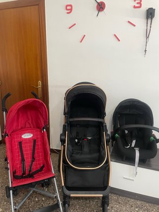 Cochecito Ding 3en1 + Silla Coche + Cuna