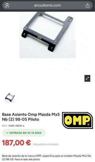Base OMP Mazda MX5