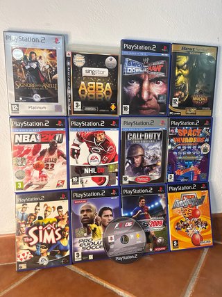 Lote 10 Juegos PlayStation 2