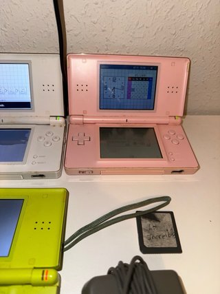 Lote 3 Nintendo DS (Rosa, Bianca, Gialla)