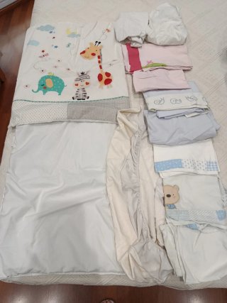 Ropa minicuna/Moisés Infantil Animales