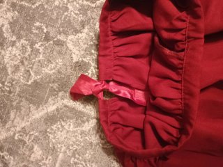Traje casera niña con delantal y pañoleta.Talla 8