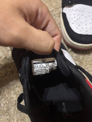 Air Jordan 1 Low SE Negro Rojo Blanco