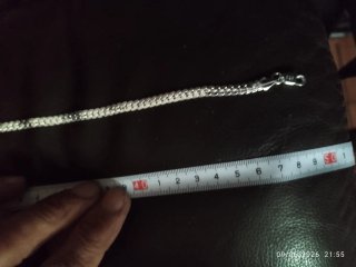 Pulsera y cadena de plata certificada