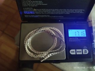 Pulsera y cadena de plata certificada