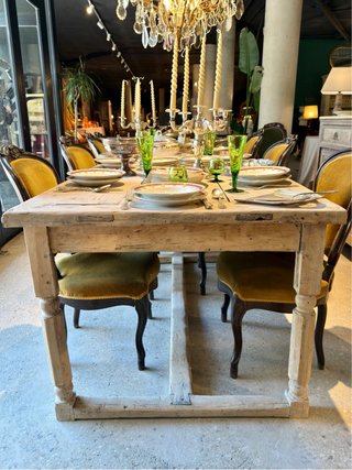 Impresionante mesa XXL Roble Macizo