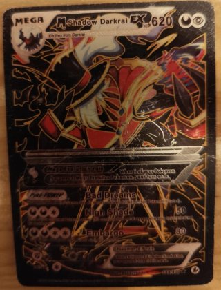 M Shadow Darkrai EX 620 Negro Foil Fan Art