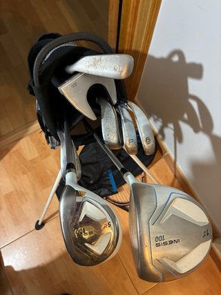 Juego Palos Golf Junior y Bolsa Inesis