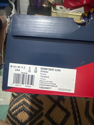 Zapatillas Reebok CEO-COURT CLEAN Blancas/Azules