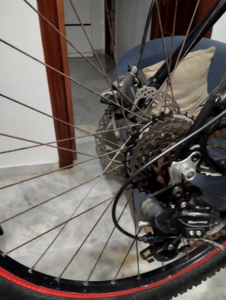 Bicicleta y casco Vento Naranja