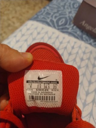 Zapatillas Nike Mujer Talla 36.5 Rojas