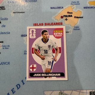 Belligham extra sticker morada mundial 2026