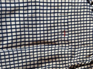 Camisa Dicapre Cuadros Azul Talla M