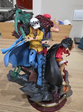 Figura Luffy, Law, Kid One Piece (CON DETALLE)