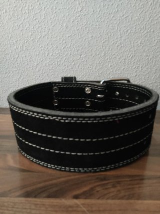 Cinturón Powerlifting/Halterofilia Sports Negro XS