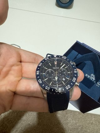 Reloj Festina Cronógrafo Negro y Azul