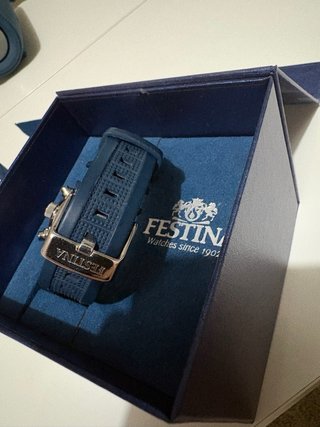 Reloj Festina Cronógrafo Negro y Azul