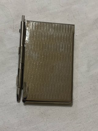 Agenda bolsillo vintage espejo y lápiz