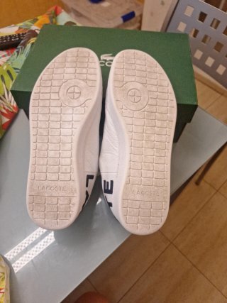 Zapatillas Lacoste Blancas y Azules