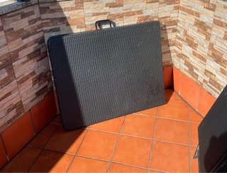 Mesa y 4 Sillas Terraza Plegables