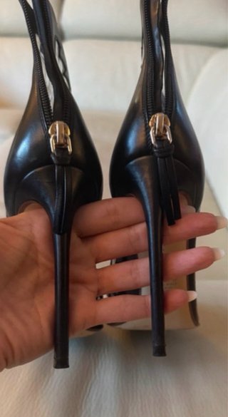 Botines Francesco Russo Transparentes Negros