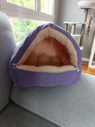 Letto a Grotta per Gatti Grande Viola