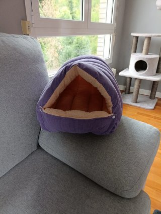 Letto a Grotta per Gatti Grande Viola
