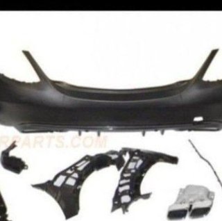 Paragolpes Trasero Mercedes W205 4P 2014-2021 Look