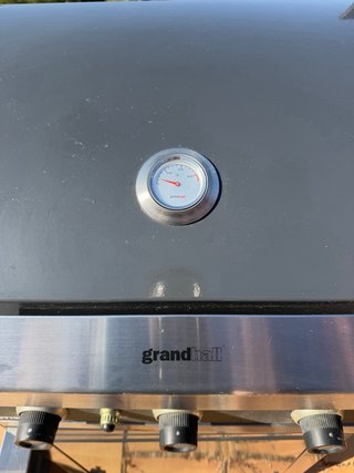 Barbacoa de gas Grand Hall GTI3S + fogón lateral