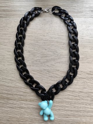 Collar bear blue