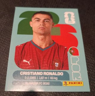 Cromo Cristiano Ronaldo Panini 2026