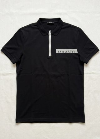 Polo MORATO XL negro con cremallera