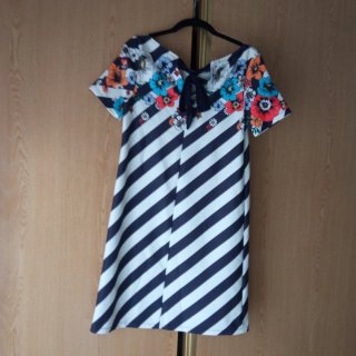 Vestido Verano Mujer Flores Rayas