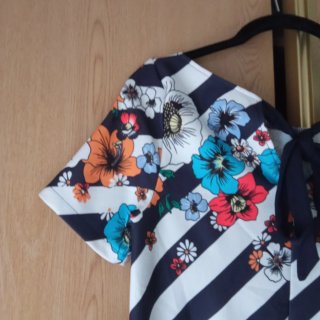 Vestido Verano Mujer Flores Rayas
