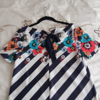Vestido Verano Mujer Flores Rayas