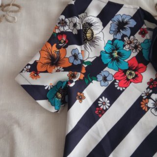 Vestido Verano Mujer Flores Rayas