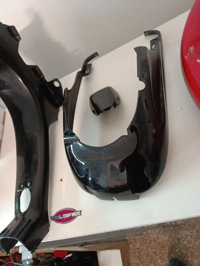 Carenado Vespino Velofax Negro