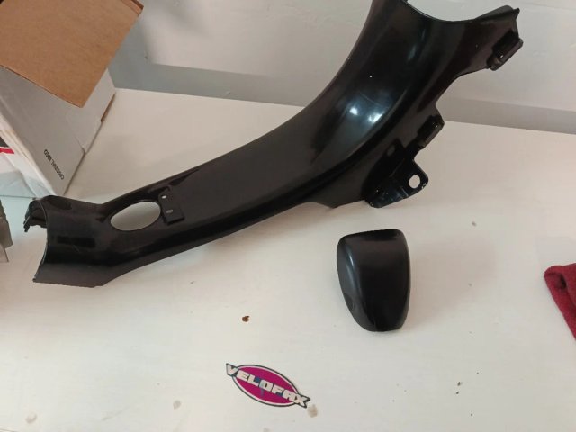 Carenado Vespino Velofax Negro