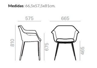 6 Sillas de Andreu World mod Gala Pure Eco