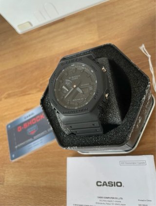 G-Shock GA-2100 CasiOak Negro