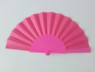 ABANICOS NUEVOS ROSA Y BLANCO
