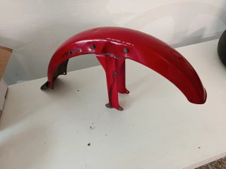 Guardabarros Vespino Rojo y negro